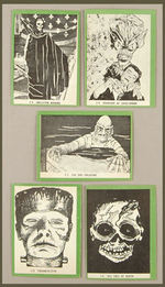 "TERROR MONSTERS" NEAR SET OF GUM CARDS.