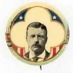 ROOSEVELT COMMERCE & INDUSTRY PORTRAIT BUTTON.