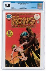 KONG THE UNTAMED #1 JUNE-JULY 1975 CGC 4.0 VG.