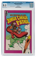 JUNIOR CARROT PATROL #1 MAY 1989 CGC 8.5 VF+.