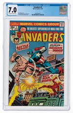 INVADERS #3 NOVEMBER 1975 CGC 7.0 FINE/VF.