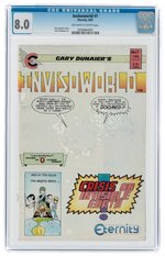 INVISOWORLD #1 JUNE 1987 CGC 8.0 VF.