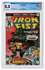 IRON FIST # 2 DECEMBER 1975 CGC 8.0 VF.