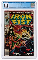 IRON FIST #15 SEPTEMBER 1977 CGC 7.5 VF-.