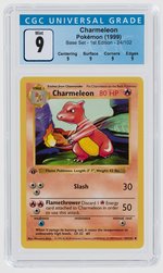 1999 POKÉMON BASE SET CHARMELEON 24/102 1ST EDITION CGC 9 MINT.