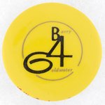 "BARRY GOLDWATER 64" CLEVER DESIGN 1964 CAMPAIGN BUTTON.