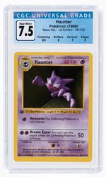 1999 POKÉMON BASE SET HAUNTER 29/102 1ST EDITION CGC 7.5 NM+.