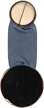 WILSON & MARSHALL OUTSTANDING 1917 JUGATE INAUGURAL RIBBON BADGE.