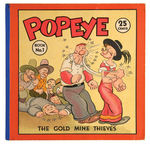 "POPEYE-THE GOLD MINE THIEVES" PLATINUM AGE REPRINT BOOK.