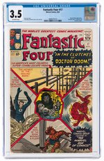 FANTASTIC FOUR #17 AUGUST 1963 CGC 3.5 VG-.