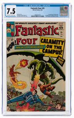 FANTASTIC FOUR #35 FEBRUARY 1965 CGC 7.5 VF- (FIRST DRAGON MAN).