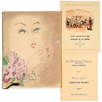 NYWF 1939 FRENCH PAVILION MENUS/WINE AND DRINK LISTS.
