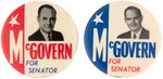 McGOVERN FOR SENATOR PAIR OF SOUTH DAKOTA CAMPAIGN BUTTONS.