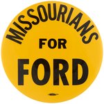 "MISSOURIANS FOR FORD" SCARCE 1976 GOP CONVENTION BUTTON.