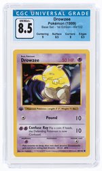 1999 POKÉMON BASE SET DROWZEE 49/102 1ST EDITION CGC 8.5 NM/MINT+.