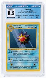 1999 POKÉMON BASE SET STARMIE 64/102 1ST EDITION CGC 8.5 NM/MINT+.