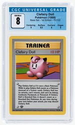 1999 POKÉMON BASE SET CLEFAIRY DOLL 70/102 1ST EDITION CGC 8 NM/MINT.