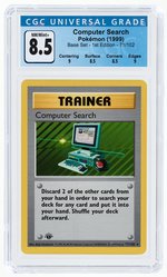 1999 POKÉMON BASE SET COMPUTER SEARCH 71/102 1ST EDITION CGC 8.5 NM/MINT+.