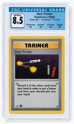 1999 POKÉMON BASE SET ITEM FINDER 74/102 1ST EDITION CGC 8.5 NM/MINT+.