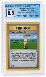 1999 POKÉMON BASE SET POKÉMON BREEDER 76/102 1ST EDITION CGC 8.5 NM/MINT+.