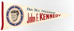 "OUR 35TH PRESIDENT JOHN F. KENNEDY" PORTRAIT PENNANT.