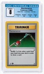 1999 POKÉMON BASE SET MAINTENANCE 83/102 1ST EDITION CGC 8 NM/MINT.