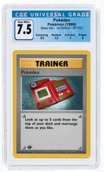 1999 POKÉMON BASE SET POKÉDEX 87/102 1ST EDITION CGC 7.5 NM+.