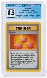 1999 POKÉMON BASE SET REVIVE 89/102 1ST EDITION CGC 8.5 NM/MINT+.