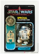 STAR WARS: THE POWER OF THE FORCE - ARTOO-DETOO (R2-D2) POP-UP LIGHTSABER 92 BACK AFA 85 Y-NM+.