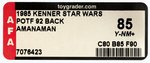 STAR WARS: THE POWER OF THE FORCE - AMANAMAN 92 BACK AFA 85 Y-NM+.