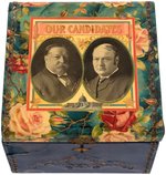 TAFT & SHERMAN "OUR CANDIDATES" OUTSTANDING 1908 JUGATE COLLAR BOX.