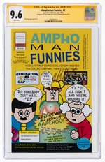 AMPHOMAN FUNNIES #2 2012 CGC 9.6 NM+ SIGNATURE SRIES.