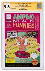 AMPHOMAN FUNNIES #3 2012 CGC 9.6 NM+ SIGNATURE SRIES.