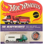 HOT WHEELS REDLINE MOVING VAN ON CARD - GREEN.