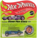 HOT WHEELS REDLINE LOTUS TURBINE ON CARD - BLUE.