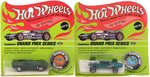 HOT WHEELS REDLINE GRAND PRIX SERIES CARDED PAIR.