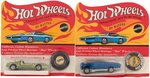 HOT WHEELS REDLINE MOD QUAD & WHIP CREAMER CARDED PAIR.