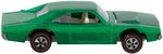 HOT WHEELS REDLINE CUSTOM DODGE CHARGER LOOSE VEHICLE - GREEN.