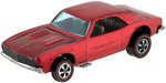 HOT WHEELS REDLINE CUSTOM CAMARO LOOSE VEHICLE - RED.