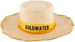 GOLDWATER 1964 CAMPAIGN TRIO - COWBOY HAT, FRINGE COLLAR & SASH.