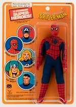 SPIDER-MAN MEGO ACTION FIGURE ON PIN-PIN TOYS CARD.