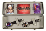 "BATMAN AND ROBIN" MOVIE LIMITED EDITION BATMAN/MR. FREEZE WATCHES IN TIN CASE.