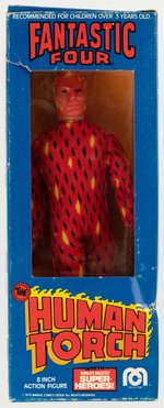 HUMAN TORCH MEGO ACTION FIGURE IN BOX.