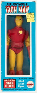 IRON MAN MEGO ACTION FIGURE IN BOX.