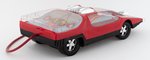 SPIDER-MAN REMOTE CONTROL ITALIAN CAR WITH LIGHTS BY REEL IN BOX.