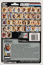 G.I. JOE: A REAL AMERICAN HERO - STRETCHER SERIES 9/34 BACK CARDED ACTION FIGURE.