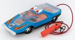 SUPERMAN REMOTE CONTROL ITALIAN CAR WITH LIGHTS BY REEL.