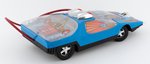 SUPERMAN REMOTE CONTROL ITALIAN CAR WITH LIGHTS BY REEL.