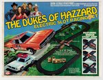 THE DUKES OF HAZZARD ELECTRIC SLOT RACING BOXED SET.