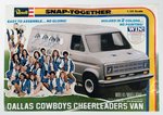 DALLAS COWBOYS CHEERLEADERS VAN FACTORY-SEALED MODEL KIT.